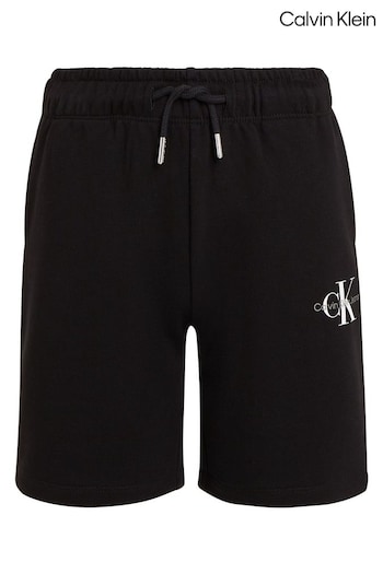 Calvin Klein Monogram Black Shorts (N23770) | £45 - £55