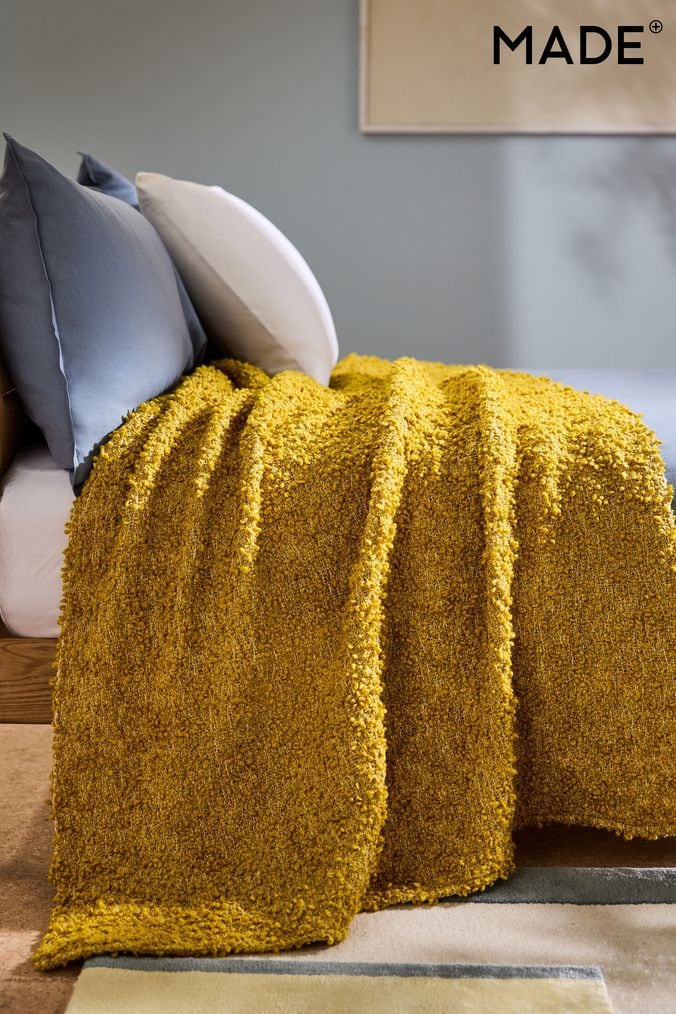Ochre throw next new arrivals