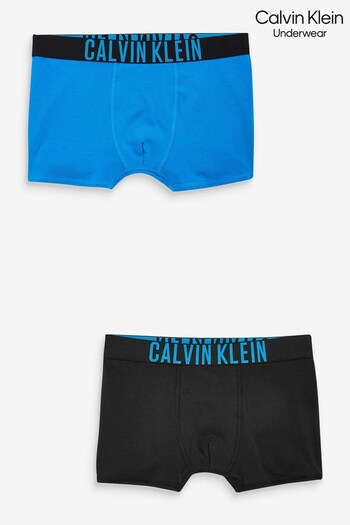 Calvin Klein Blue Trunks 2 Pack (N23989) | £28