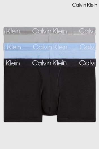 Calvin JEANS Klein Plain Trunks 3 Pack (N24001) | £44