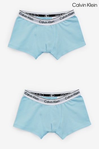 Calvin Klein Blue Trunks 2 Pack (N24012) | £28