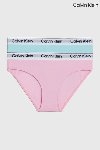 Calvin Klein Pink Underwear Bikini Briefs 2 Pack (N24021) | £23