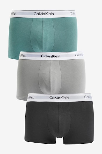 Calvin Klein Plain Trunks 3 Pack (N24025) | £44