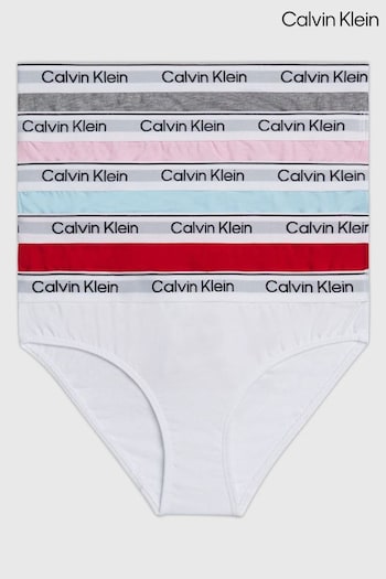 Calvin Klein Pink Underwear Bikini Briefs 5 Pack (N24036) | £50