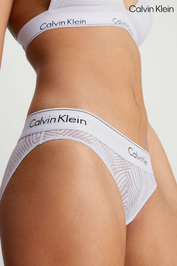 Calvin K60K608742 Klein Single Jaquard Bikini Knickers (N24052) | £23