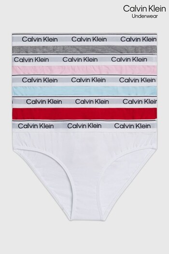 Calvin Klein Pink Underwear Bikini Briefs 5 Pack (N24056) | £50