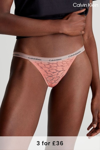 Calvin Klein String Logo Bikini Knickers (N24070) | £14