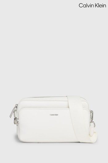 Calvin shopper Klein White Camera Bag (N24115) | £110
