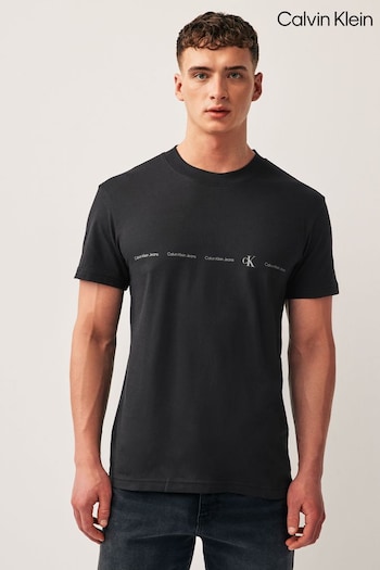 Calvin Klein Logo Repeat T-Shirt (N24147) | £45