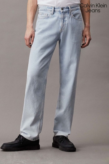 Calvin Klein Blue 90’s Straight Leg Denim gucci Jeans (N24164) | £110