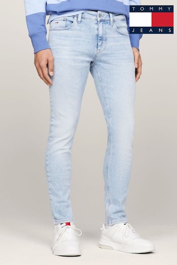 Tommy Jeans Blue Austin Slim Fit Jeans (N24233) | £80
