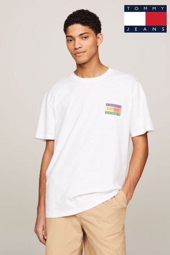 Tommy Gessie Jeans Summer Flag T-Shirt (N24279) | £35