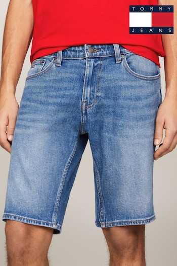 Tommy Jeans Blue Scanton Denim Shorts (N24284) | £65
