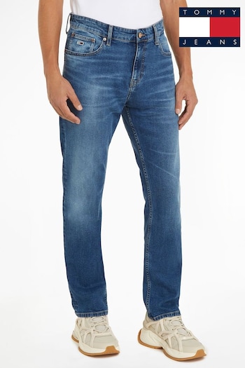 Tommy Jeans check Ryan Regular Straight Fit Jeans check (N24286) | £80