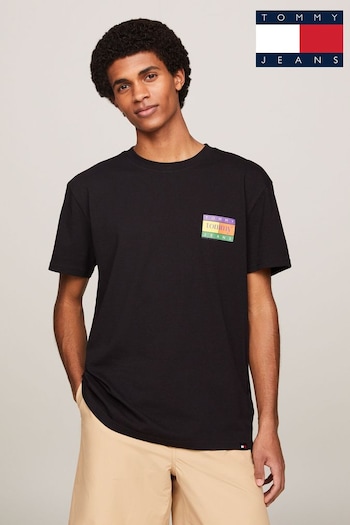 Tommy Slide Jeans Summer Flag T-Shirt (N24314) | £35