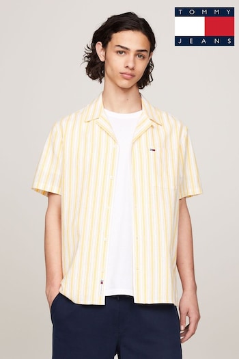 Tommy Jeans Stripe Linen Shirt (N24317) | £60