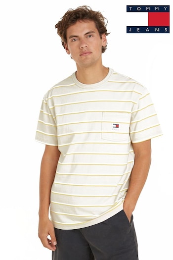 Tommy Jeans Regular Stripe T-Shirt (N24318) | £40