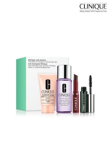 Clinique Cult Classics Skincare and Makeup Gift Set (worth over £61) (N24324) | £35