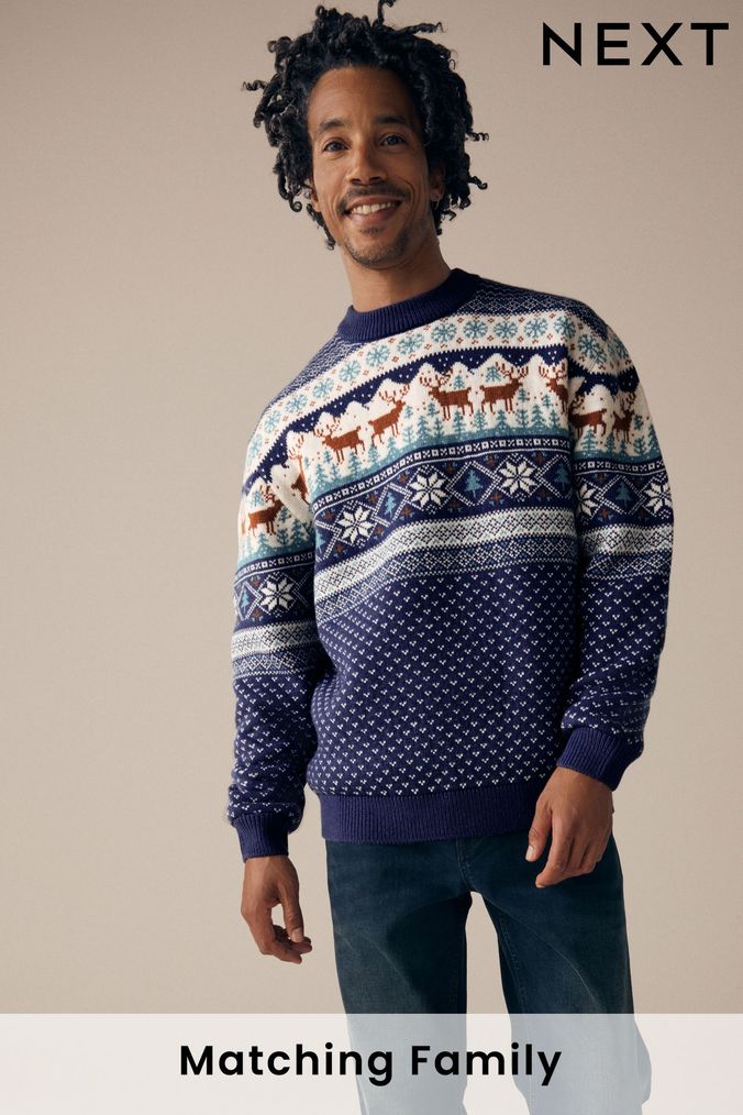 Mens Christmas Jumpers Sweaters Sweatshirts Next UK