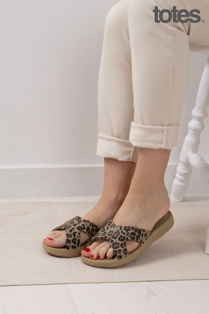 Vivienne westwood leopard sliders cheap