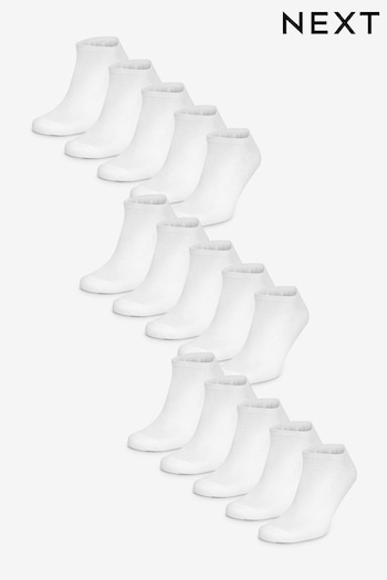 White Trainer Socks 15 Pack (N24409) | £23