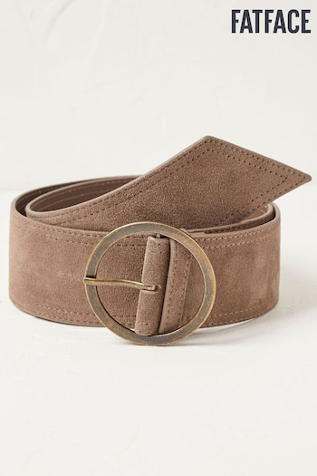 FatFace Natural Wide Suede Waist Belt (N24420) | £29.50