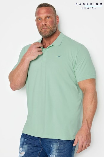 BadRhino Big & Tall Green Polo Shirt (N24430) | £19