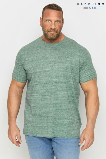 BadRhino Big & Tall Green Slub T-Shirt (N24475) | £19