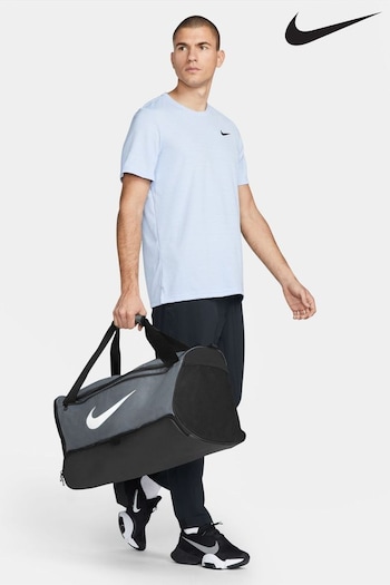 Nike Month Grey Brasilia Training Duffel Bag (60L) (N24489) | £40