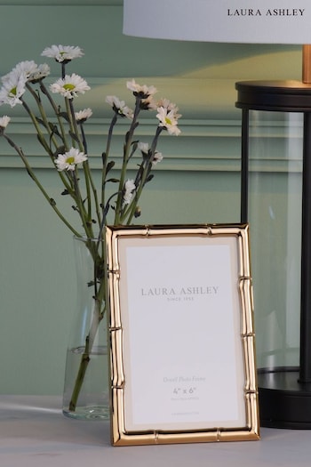 Laura Ashley Polished Gold Orwell Photo Frame (N24515) | £12