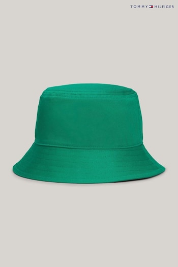 Tommy Hilfiger Green Essential Bucket Hat (N24524) | £30