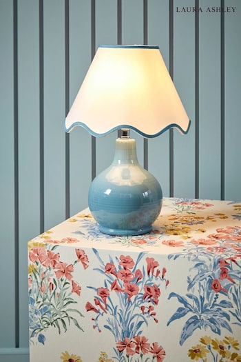 Laura Ashley Blue Bramhope Table Lamp (N24525) | £65
