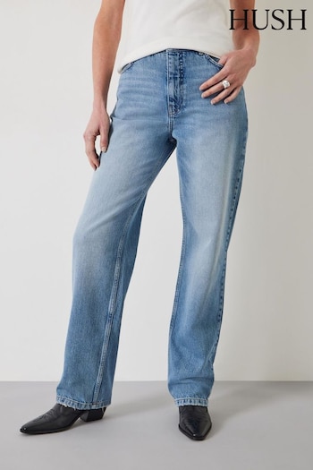 Hush Blue Remy Straight Slouch Jeans (N24556) | £85