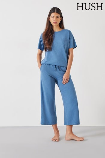 Hush Blue Mila Culotte Pyjamas (N24564) | £59