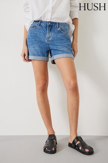 Hush Blue Denim Shorts (N24599) | £45
