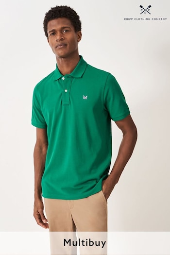 Crew Clothing merino Plain Cotton Classic Polo Shirt (N24730) | £40