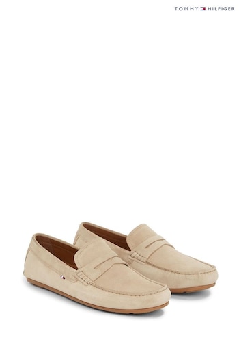 Tommy 80s Hilfiger Casual Hilfiger Suede Driver Shoes (N24759) | £130