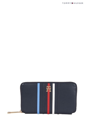 Tommy Hilfiger Blue Iconic Tommy Large Zip Purse (N24772) | £70