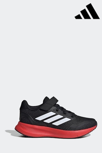 adidas Black/Red Kids Runfalcon 5 Shoes (N25188) | £30