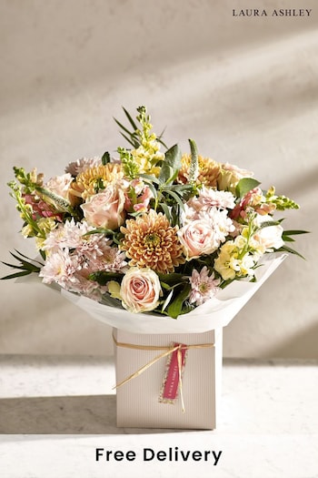 Laura Ashley Multi Fresh Flower Bouquet in Gift Bag (N25582) | £42