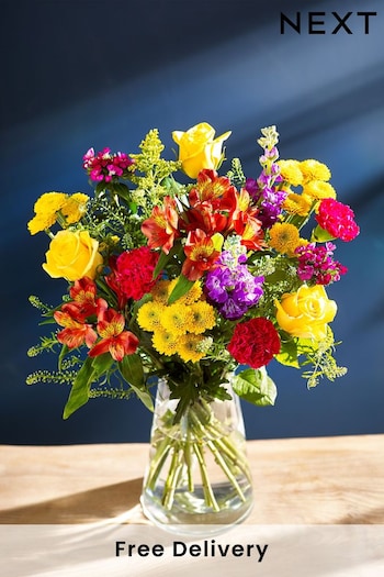 Bright Letterbox Fresh Flower Bouquet (N25603) | £23