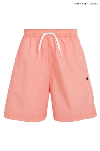 Tommy Hilfiger Medium Drawstring Swim Pink Shorts (N25631) | £41