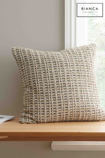 Bianca Natural Amble Linen Blend Cushion (N25669) | £20