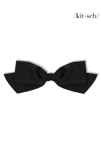 Kitsch Recycled Fabric Bow Hair Clip (N25805) | £8