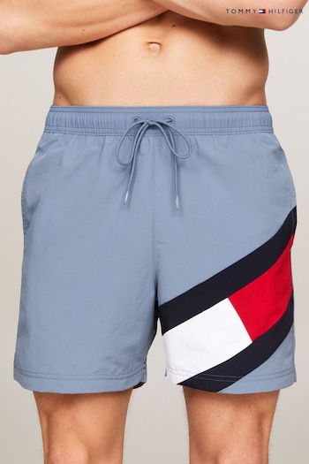 Tommy Lock Hilfiger Medium Logo Drawstring Swim Shorts (N26019) | £55