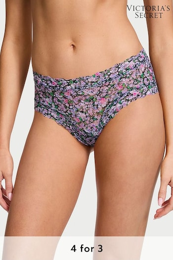 Victoria's Secret Ensign Blue Floral Cheeky Knickers (N26124) | £9