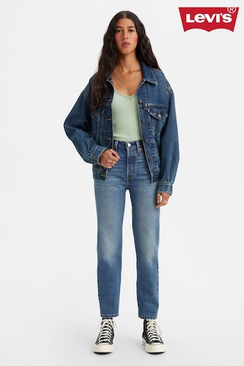 Levi's® Blue 501 Crop Ladies Jeans (N26302) | £100