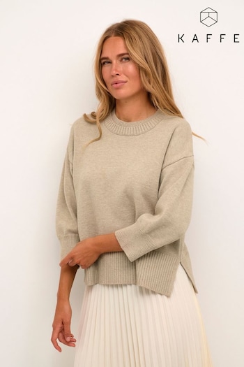 Kaffe Markle 3/4 Sleeve Casual Fit Pullover Jumper (N26397) | £50