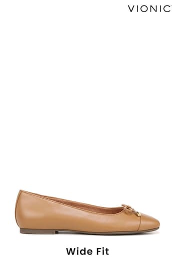 Vionic Klara Wide Fit Ballerina Shoes (N26585) | £115