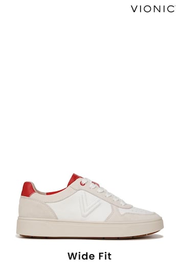 Vionic Kimmie Wide Fit Court Trainers (N26627) | £135